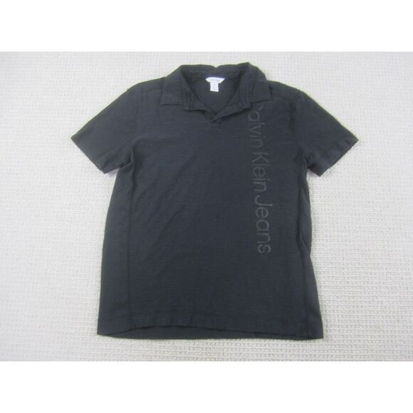 Calvin Klein Polo Shirt Mens Small Casual Collared Short Sleeve‎ Cotton - Picture 1 of 9
